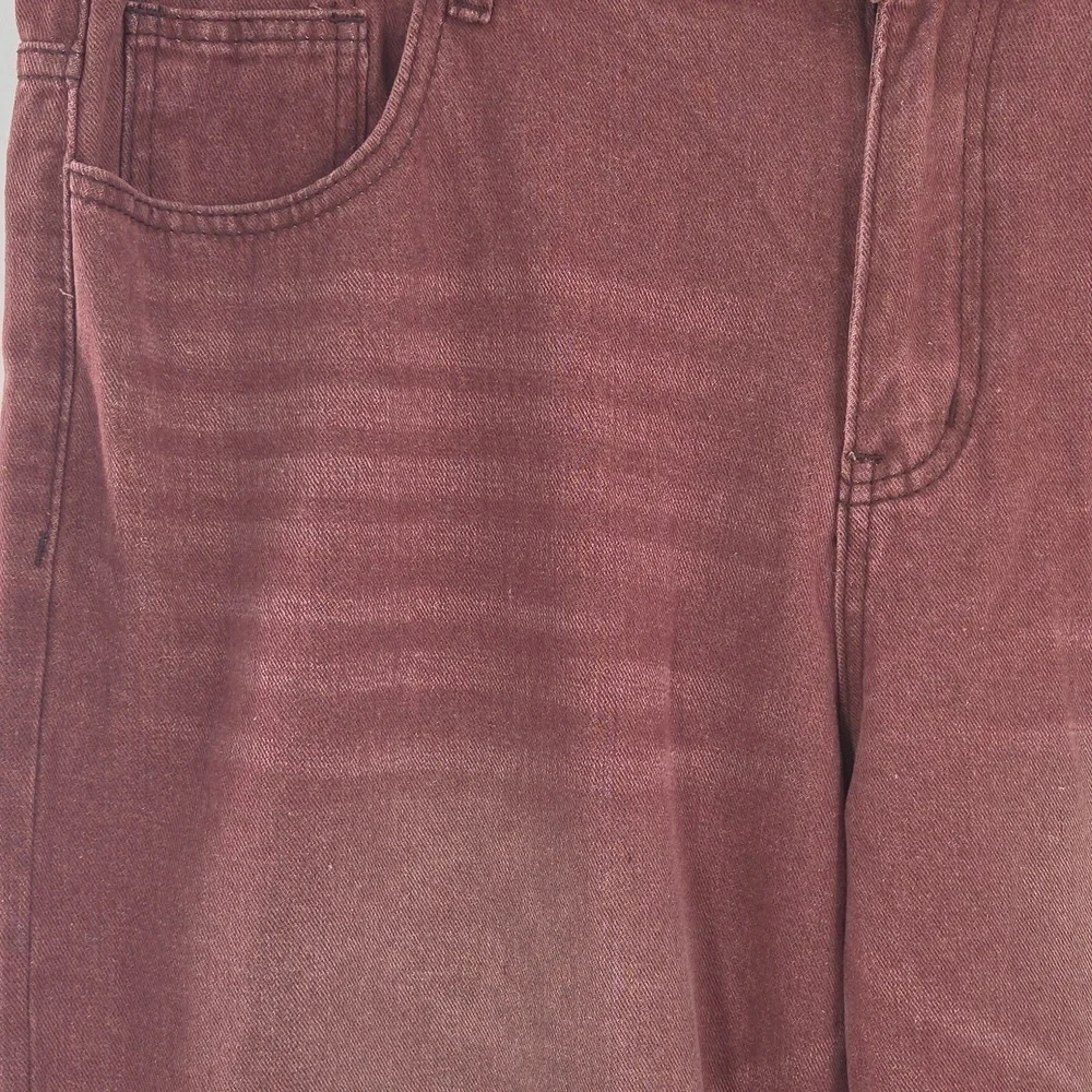 Mens Red Wide Leg Skater Jeans NWT